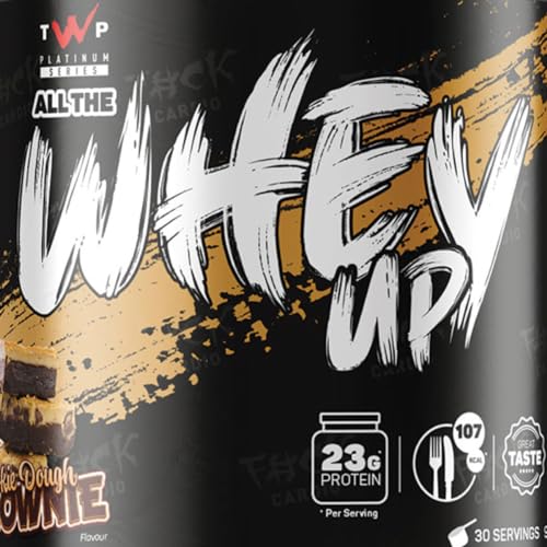 TWP Nutrition Platinum Series All The Whey Up Protein Powder Shake, 23g Whey Protein, Low Fat