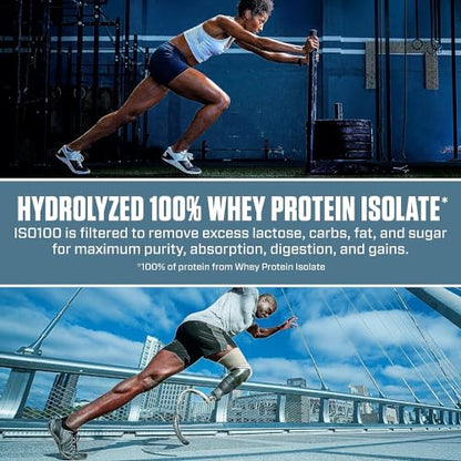 Dymatize ISO 100 Hydrolyzed Gourmet Vanilla 932g - Whey Protein Hydrolysat + Isolat Powder