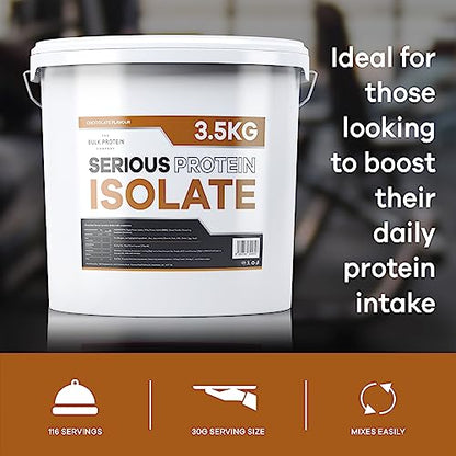 The Bulk Protein Company, Serious Protein Isolate – 3.5kg – Whey Protein Iso