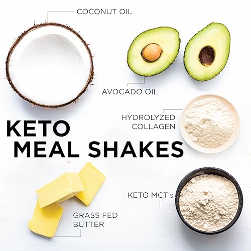 Keto Science Ketogenic Meal Shake Chocolate Dietary Supplement, Rich in MCTs