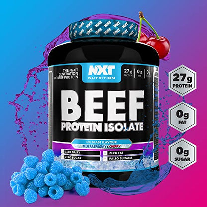 NXT Nutrition Beef Protein Isolate Powder - Protein Powder High in Natural Amino Acids