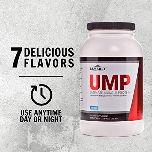 Beverly International UMP Protein Powder, Chocolate. Unique Whey-Casein Ratio Builds