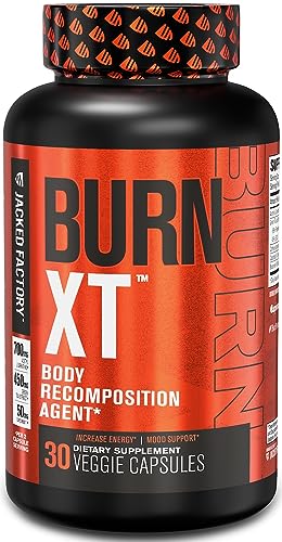 Jacked Factory Burn-XT for Men & Women - Improve Focus & Increase Energy - Premium 