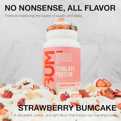 RAW Whey Isolate Protein Powder, Strawberry BumCake (CBUM Itholate Protein)