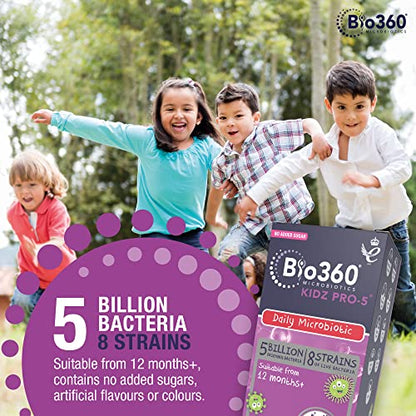 Natures Aid Bio360 Kidz Pro-5 (5 Billion Bacteria) from Natures Aid, Children's Microbiotic