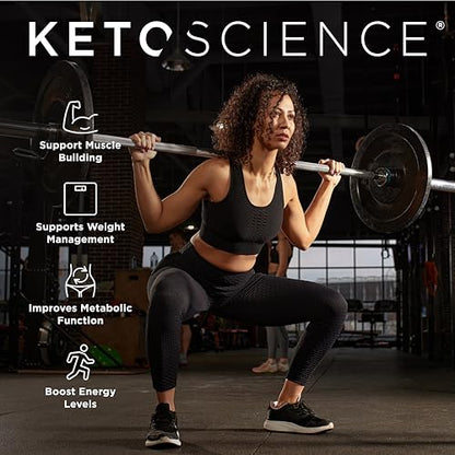 Keto Science Ketogenic Meal Shake Vanilla Dietary Supplement, Rich in MCTs and Protein