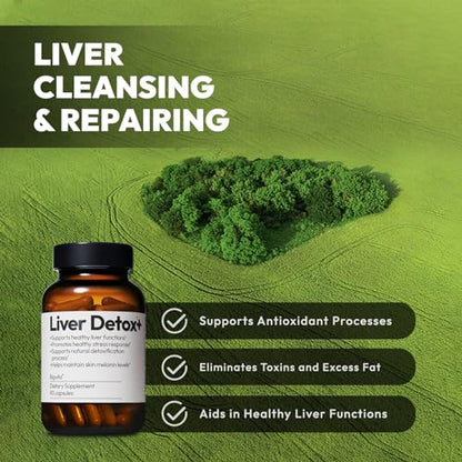 BigVita Liver Detox Vegan Gluten Free Liver Health Supplement Cleanse Detox & Repair