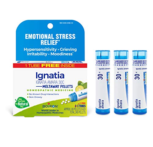 Boiron Ignatia Amara 30C Homeopathic Medicine for Relief from Emotional Stress, Hypersensitivity