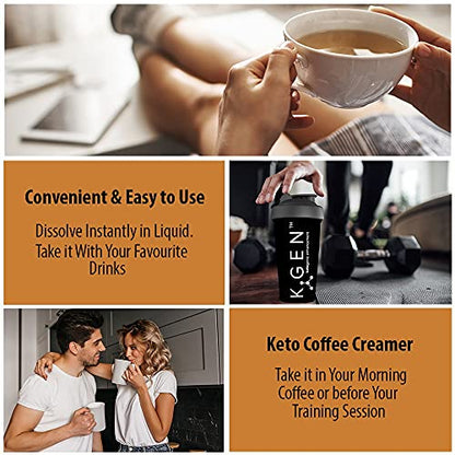 Instant Bulletproof Keto Coffee Creamer UK Made Collagen Latte | Butter Powder, Coconut MCTs & Vitamin C