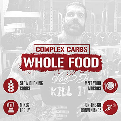 5% Nutrition Rich Piana Real Carbs with Real Food Complex Carbohydrates, Long-Lasting Low Glycemic Energy for Pre-Workout/Post-Workout Recovery Meal, 3.58 lb, 50 Servings (Strawberry Shortcake)