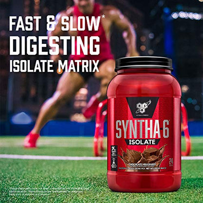 BSN SYNTHA-6 Isolate Protein Powder, Chocolate Protein Powder with Whey Protein