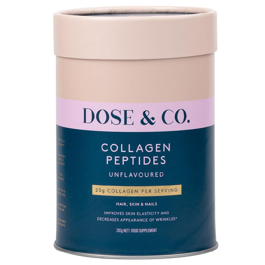 Dose & Co Pure Collagen Peptides, Unflavoured - 283g Powder Supplement