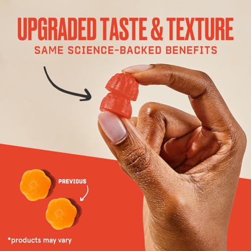 Bulletproof Sugar-Free Orange Strawberry Vitamins A+D+K Gummies, 60 Count, Keto