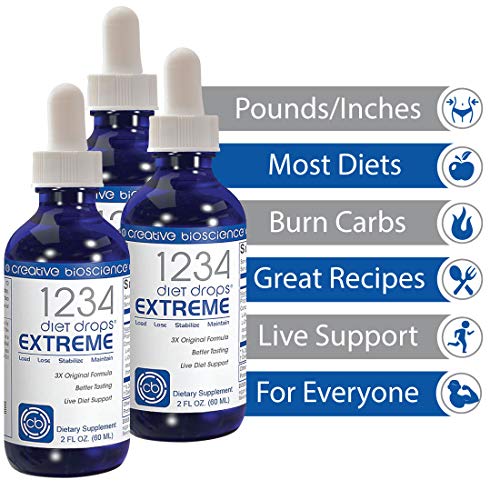 Creative Bioscience 1234 Diet Drops Extreme for Women & Men - Diet Drops