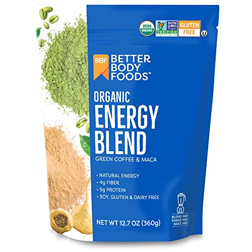 BetterBody Foods Organic Energy Blend, Plant-Based Natural Energy, Gluten-free, Non-GMO