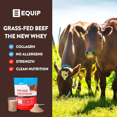 Equip Foods Prime Protein - Grass Fed Beef Protein Powder Isolate - Paleo and Keto