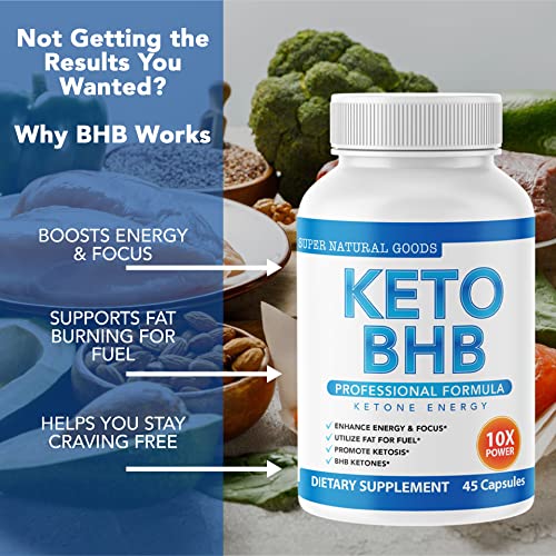 Keto BHB with Apple Cider Vinegar - Reach Ketosis Faster, Boost Energy, Suppress Craving