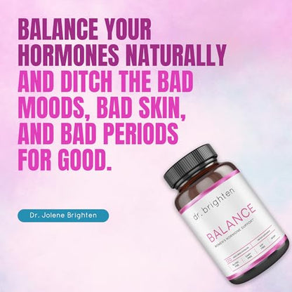 Dr. Brighten Balance - Hormone Balance for Women with Chasteberry and DIM - Targets