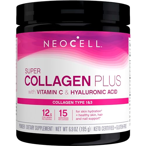 NeoCell Super Collagen Plus With Vitamin C and Hyaluronic Acid, For Skin Hydration