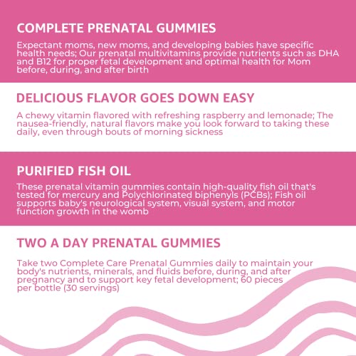 Baby Blues Prenatal Gummies: Complete Multivitamin with DHA + EPA Omega 3s