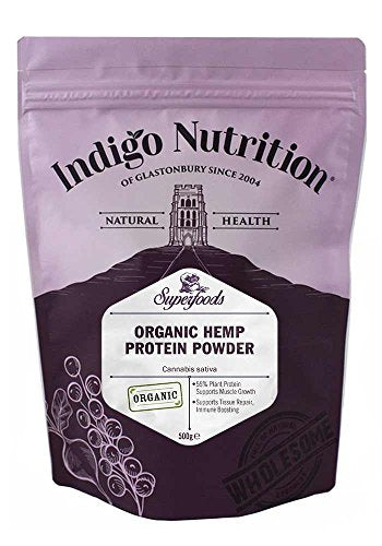 Indigo Herbs Organic European Hemp Protein Powder 500g