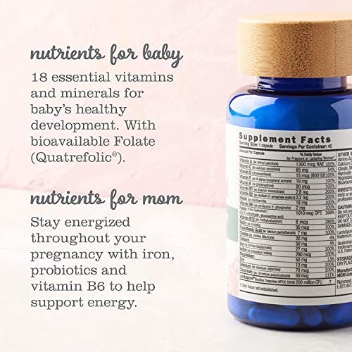 Mommy's Bliss Prenatal Multivitamin with Iron and Folic Acid, Supports Baby Development