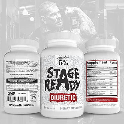 5% Nutrition Stage Ready Diuretic | Extra Strength Competition Diuretic | Fast Acting Weight