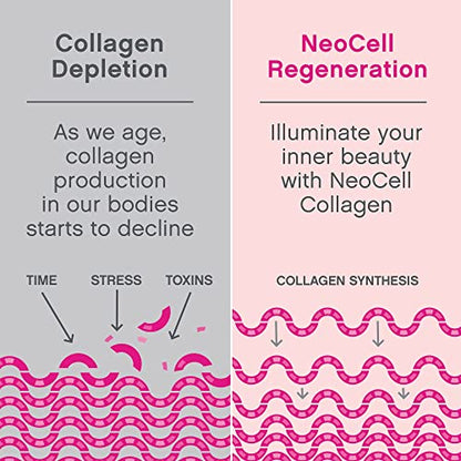 NeoCell Super Collagen Powder, 10g Collagen Peptides per Serving, Gluten Free