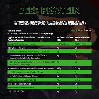 NXT Beef Protein Isolate 540g - High Protein Powder in Natural Amino Acids - Paleo, Keto Friendly