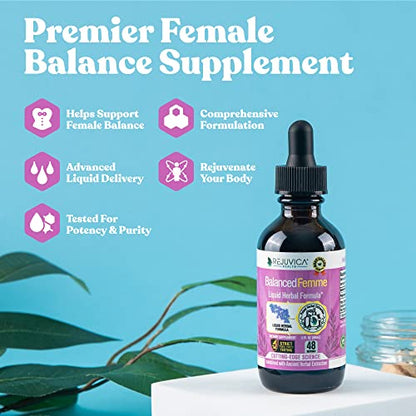 Balanced Femme Natural PMS and Menopause Support for Hot Flashes