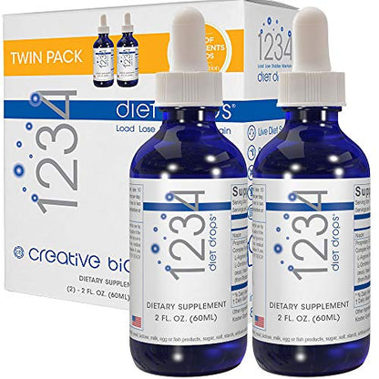 Creative Bioscience 1234 Diet Drops for Women & Men - Diet Drops for Weight Management