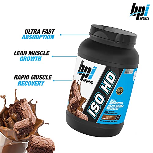 BPI Sports Iso Hd – 100% Whey Protein isolates – Muscle Growth, Recovery, Weight Loss,