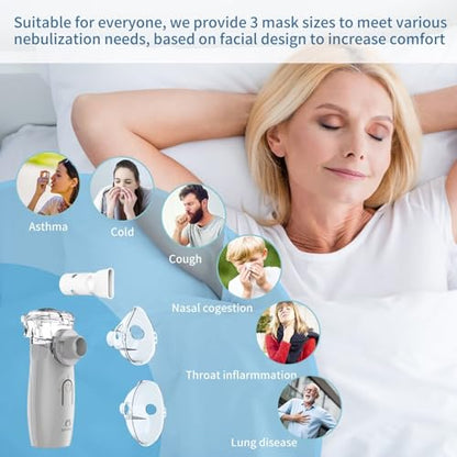 APOWUS Ultrasonic Mesh Nebulizer - Handheld Nebulizer for Adults