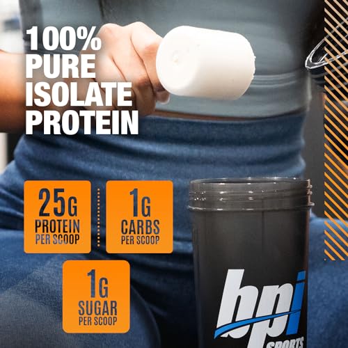 BPI Sports ISO HD Isolate Protein Vanilla Cookie, 76.8 oz - 69 Servings