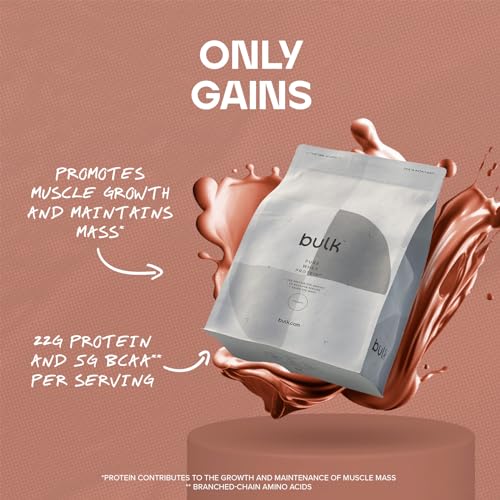 Bulk Pure Whey Protein Powder Shake, Tiramisu, 1 kg, Packaging May Vary