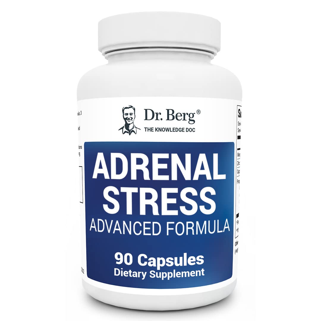 Dr. Berg’s Adrenal Stress Advanced Formula - Adrenal Support Supplements for Stress