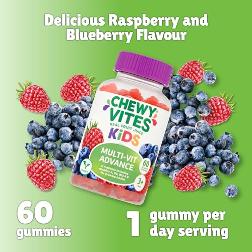 Chewy Vites Kids Multivitamin Advance 60 Gummy Vitamins | 11 Essential Nutrients