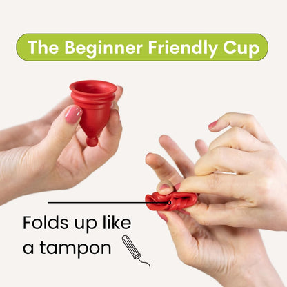 Bfree Menstrual Cup - Reusable Period Cup Leak-Free Eco-Friendly Tampon/Pad Alternative