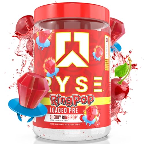 RYSE Up Supplements Loaded Pre Workout Powder Supplement for Men & Women 