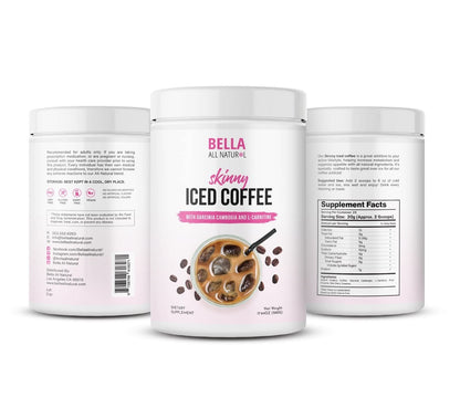 Bella All Natural Skinny Iced Coffee - Good Taste - 500 Grams