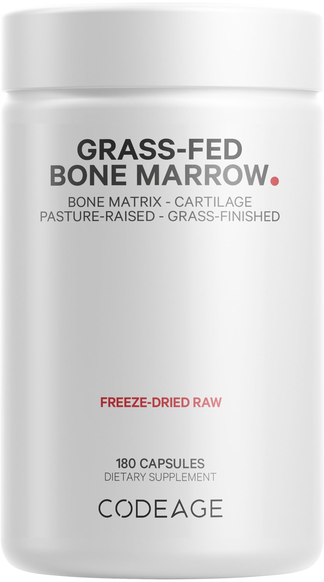 Codeage Grass Fed Bone Marrow, Full Spectrum Whole Bone Extract