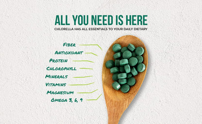 Biogenesis Organic Chlorella Tablets | Australian Grown | Chlorophyll-Rich