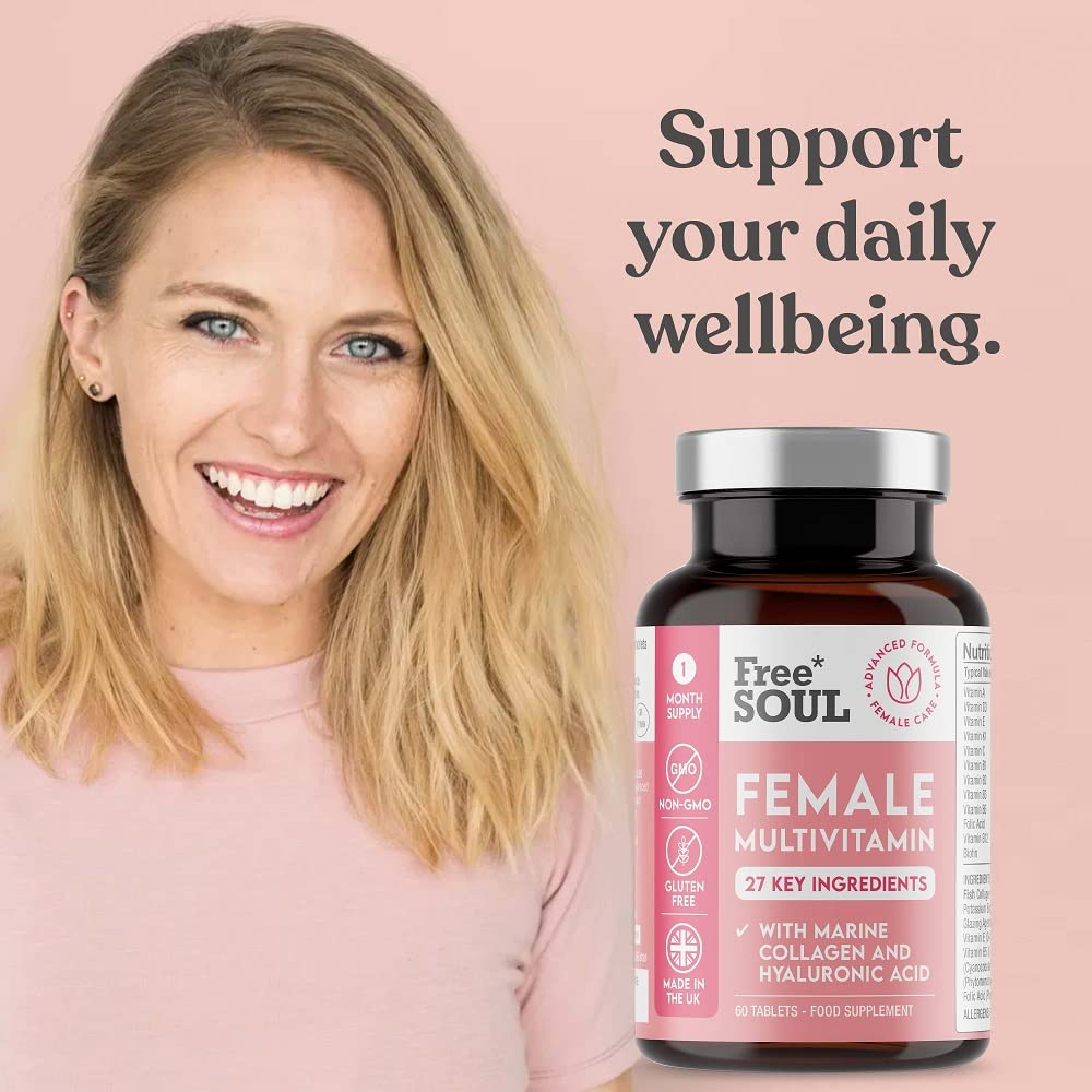 Women's Multivitamins and Minerals with Collagen & Hyaluronic Acid - 27 Essential