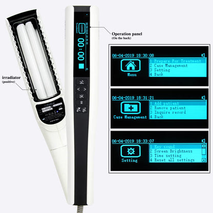 AUSPA UV Phototherapy Lamp Light Home Use Portable