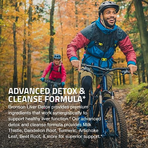 Bronson Liver Detox Advanced Detox & Cleansing Formula Supports Health Liver Function