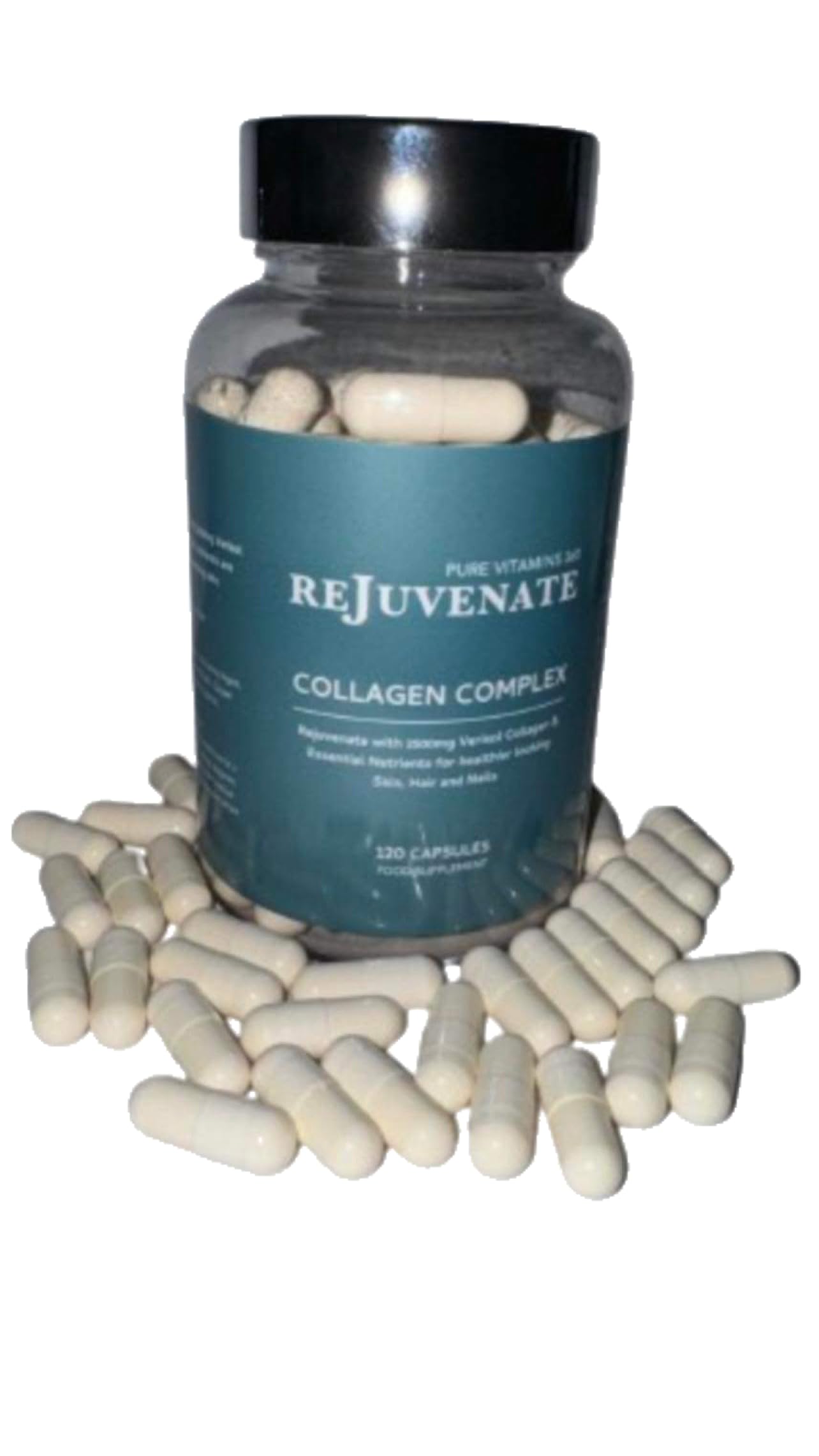 Rejuvenate premium Collagen Capsules - 2500mg High Strength Verisol Bovine Collagen Supplement