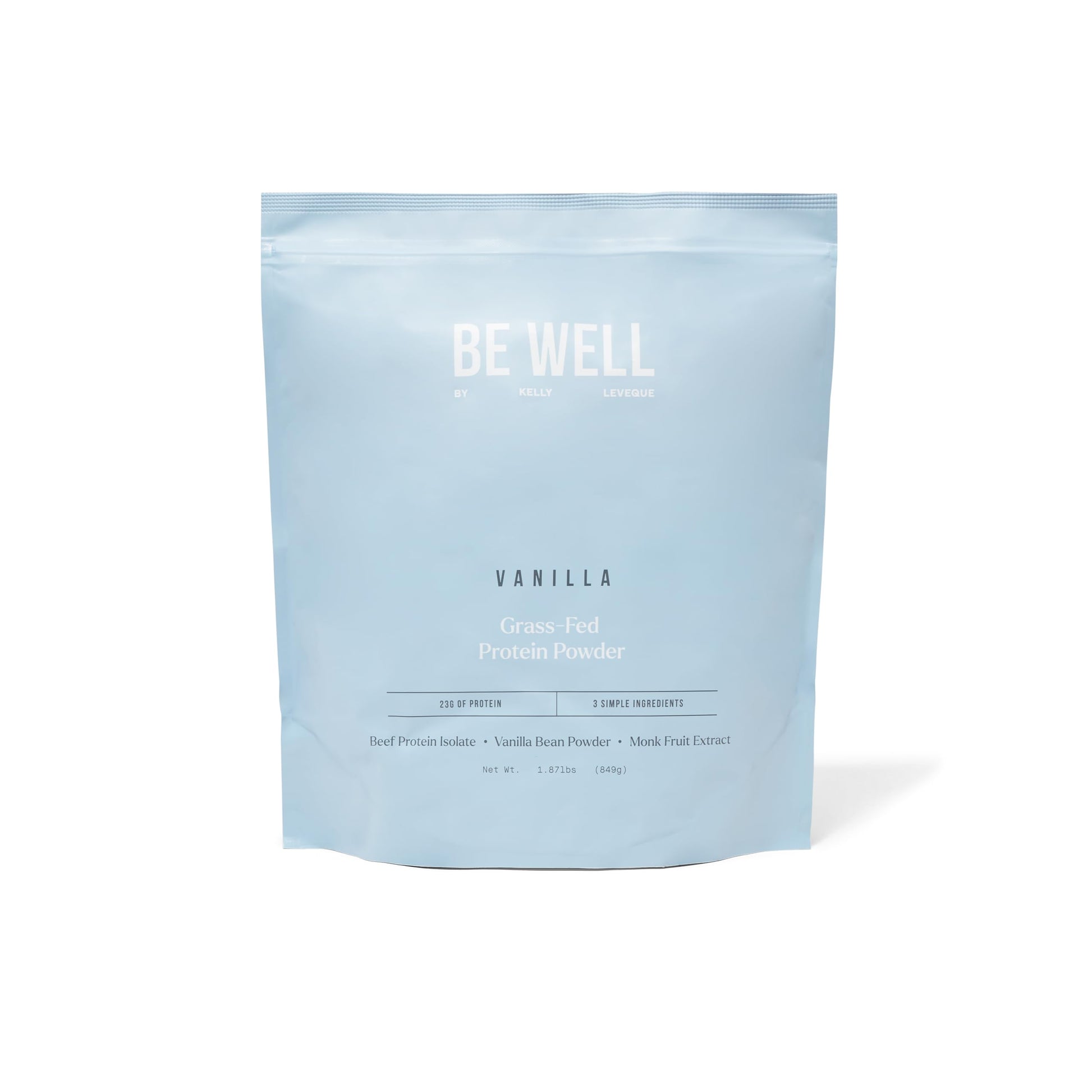 Be Well by Kelly LeVeque - Swedish Grass-Fed Beef Protein Powder - Paleo and Keto 