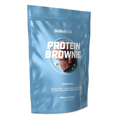 BioTechUSA Protein Brownie, Baking Mix with Collagen, whey proteins and sweeteners. 600 g, Chocolate