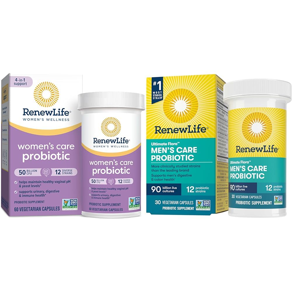 Renew Life Women's Probiotic Capsules, 50 Billion CFU Guaranteed, Supports Vaginal 