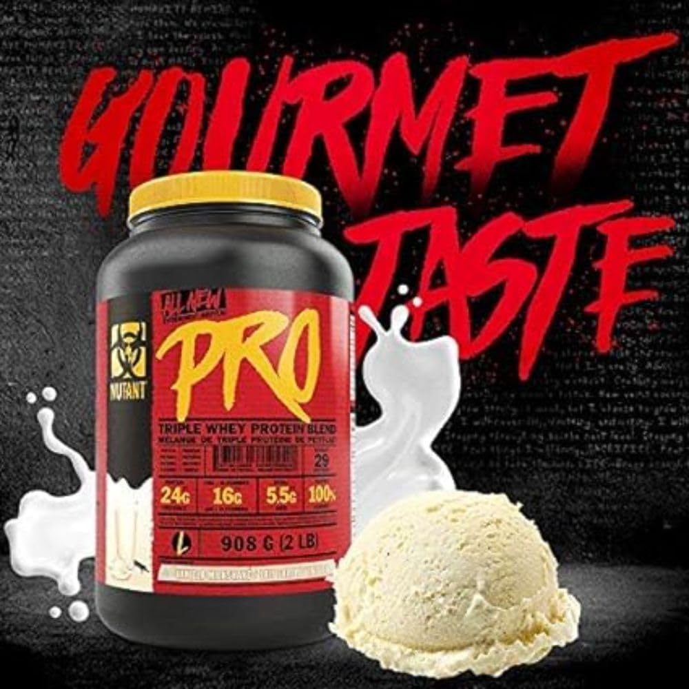 Mutant Pro – Triple Whey Protein Supplement – Time-Released for Enhanced Amino Acid Absorption